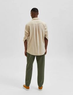 SELECTED HOMME Men's Shirts Slim Fit Linen Rich Shirt 7 SELECTED HOMME Men's Shirts Slim Fit Linen Rich Shirt -New In Mens Store SD 10 T18 1016 L0 X EC 1