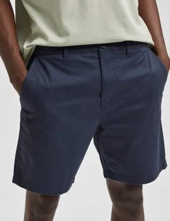 SELECTED HOMME Men's Shorts Cotton Rich Chino Shorts -New In Mens Store SD 10 T18 1070 E0 X EC 1