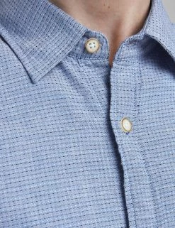 JACK & JONES Casual Shirts Slim Fit Pure Cotton Shirt -New In Mens Store SD 10 T18 2301 E4 X EC 3