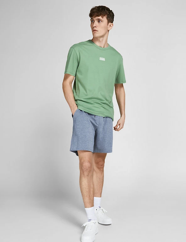 JACK & JONES Men's Shorts Cotton Blend Sweat Shorts 6 JACK & JONES Men's Shorts Cotton Blend Sweat Shorts - Image 6