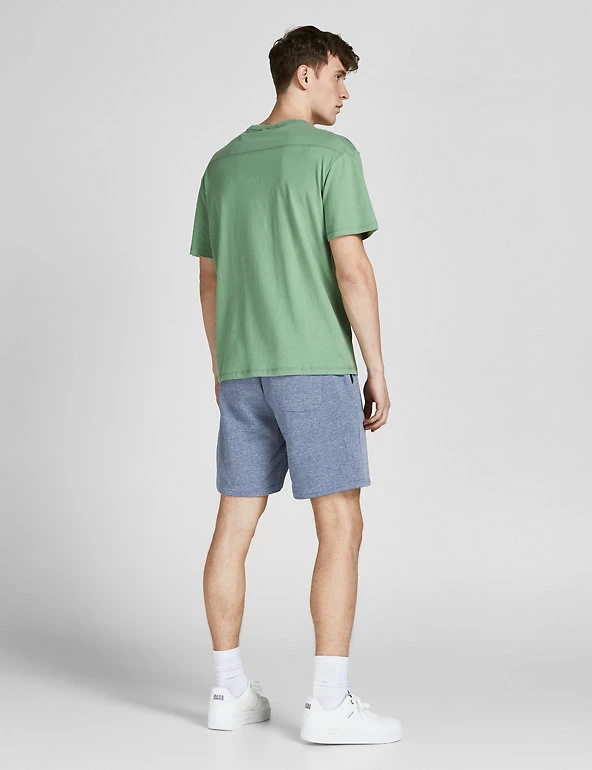 JACK & JONES Men's Shorts Cotton Blend Sweat Shorts 8 JACK & JONES Men's Shorts Cotton Blend Sweat Shorts - Image 8