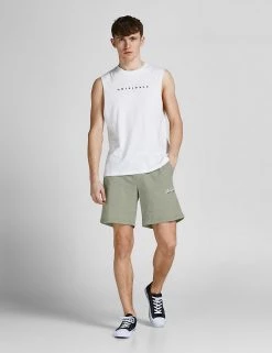 JACK & JONES Men's Shorts Cotton Blend Sweat Shorts