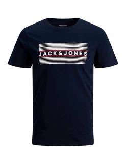 JACK & JONES Men's T-shirts Pure Cotton Crew Neck T-Shirt 7 JACK & JONES Men's T-shirts Pure Cotton Crew Neck T-Shirt -New In Mens Store SD 10 T18 2342N F4 X EC 90