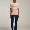 Farah Men's T-shirts Organic Cotton Striped T-Shirt