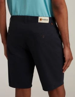 Farah Men's Shorts Cotton Rich Chino Shorts -New In Mens Store SD 10 T18 2606 F0 X EC 3