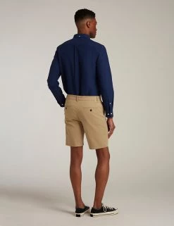 Farah Men's Shorts Cotton Rich Chino Shorts -New In Mens Store SD 10 T18 2606 N0 X EC 2