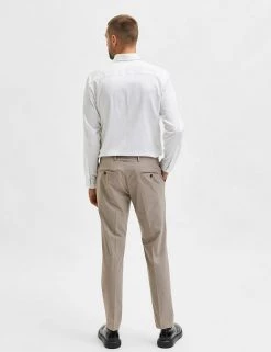 SELECTED HOMME Men's Trousers Tailored Fit Flat Front Trousers -New In Mens Store SD 10 T18 3411N SU X EC 2