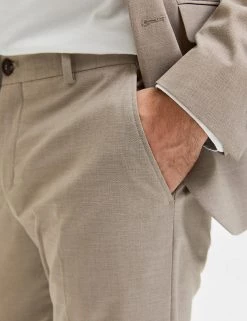 SELECTED HOMME Men's Trousers Tailored Fit Flat Front Trousers -New In Mens Store SD 10 T18 3411N SU X EC 3