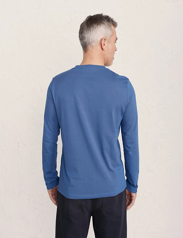 Seasalt Cornwall Men's T-shirts Organic Cotton Graphic Long Sleeve T-Shirt 4 Seasalt Cornwall Men's T-shirts Organic Cotton Graphic Long Sleeve T-Shirt - Image 4