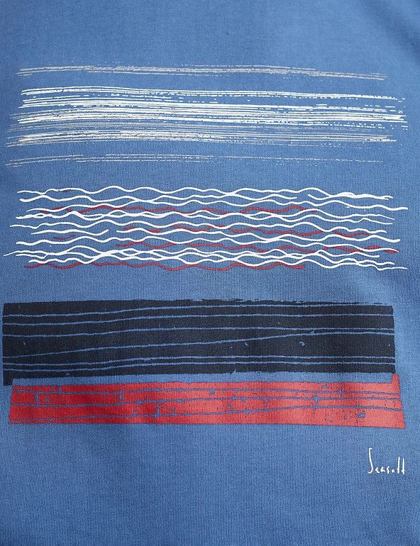 Seasalt Cornwall Men's T-shirts Organic Cotton Graphic Long Sleeve T-Shirt 5 Seasalt Cornwall Men's T-shirts Organic Cotton Graphic Long Sleeve T-Shirt - Image 5