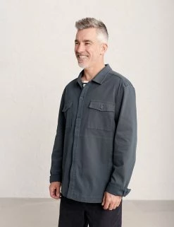 Seasalt Cornwall Casual Shirts Cotton Rich Garment Dyed Overshirt -New In Mens Store SD 10 T19 1541 T0 X EC 1
