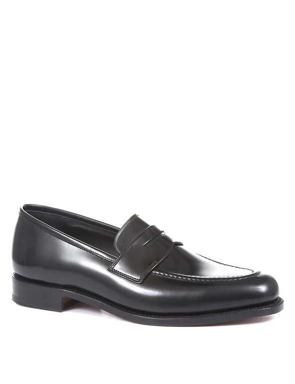 Jones X Loake Men's Shoes Leather Slip-On Loafers 2 Jones X Loake Men's Shoes Leather Slip-On Loafers - Image 2