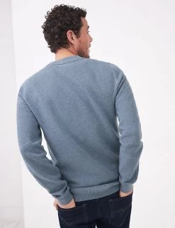 White Stuff Men's Jumpers Pure Cotton Textured Crew Neck Jumper -New In Mens Store SD 10 T19 1714 E7 X EC 2