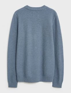 White Stuff Men's Jumpers Pure Cotton Textured Crew Neck Jumper -New In Mens Store SD 10 T19 1714 E7 X EC 3