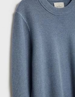 White Stuff Men's Jumpers Pure Cotton Textured Crew Neck Jumper -New In Mens Store SD 10 T19 1714 E7 X EC 4