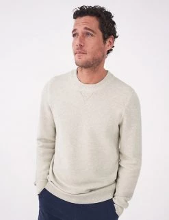 White Stuff Men's Jumpers Pure Cotton Textured Crew Neck Jumper -New In Mens Store SD 10 T19 1714 NB X EC 0