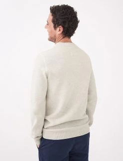 White Stuff Men's Jumpers Pure Cotton Textured Crew Neck Jumper -New In Mens Store SD 10 T19 1714 NB X EC 2