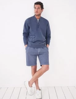 White Stuff Men's Jumpers Pure Cotton Half Zip Sweatshirt