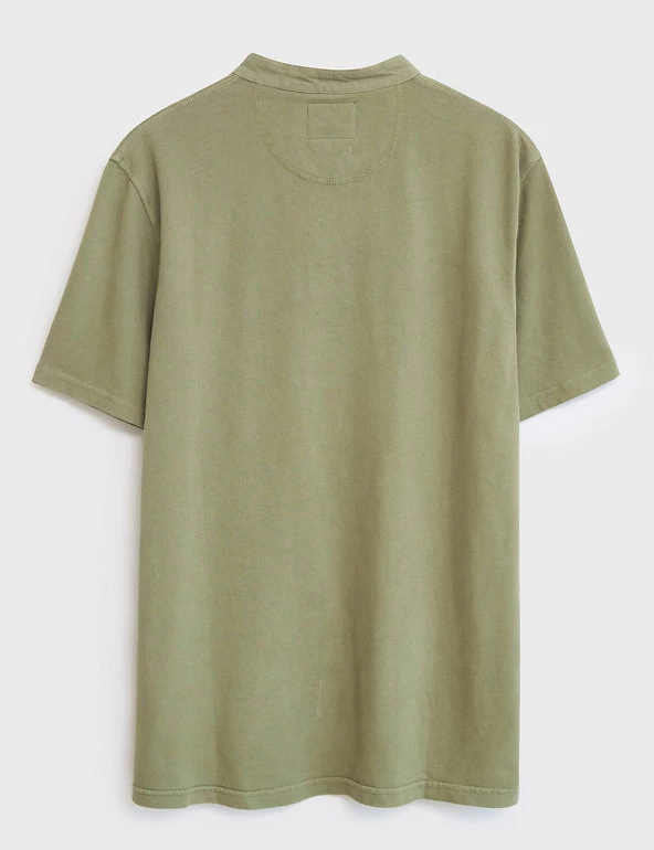 White Stuff Men's Rugby Shirts Pure Cotton Grandad Collar Rugby Shirt 5 White Stuff Men's Rugby Shirts Pure Cotton Grandad Collar Rugby Shirt - Image 5