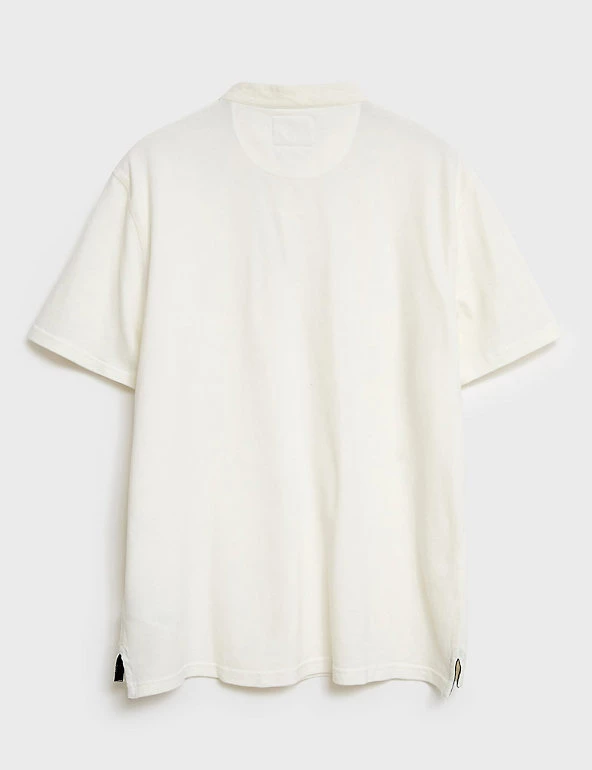 White Stuff Men's Rugby Shirts Pure Cotton Grandad Collar Rugby Shirt 11 White Stuff Men's Rugby Shirts Pure Cotton Grandad Collar Rugby Shirt - Image 11