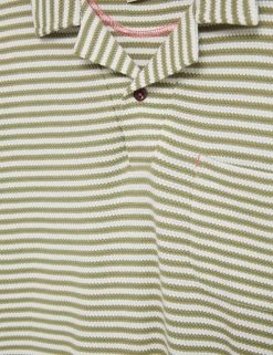 White Stuff Men's Polo Shirts Pure Cotton Striped Revere Polo Shirt -New In Mens Store SD 10 T19 1740 J4 X EC 4