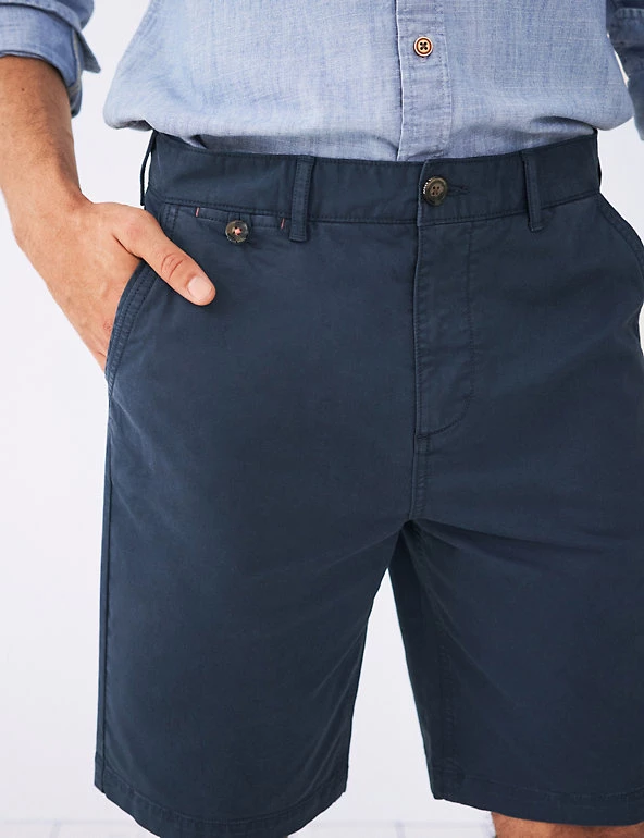 White Stuff Men's Shorts Cotton Rich Stretch Chino Shorts 3 White Stuff Men's Shorts Cotton Rich Stretch Chino Shorts - Image 3