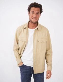 White Stuff Casual Shirts Pure Cotton Overshirt