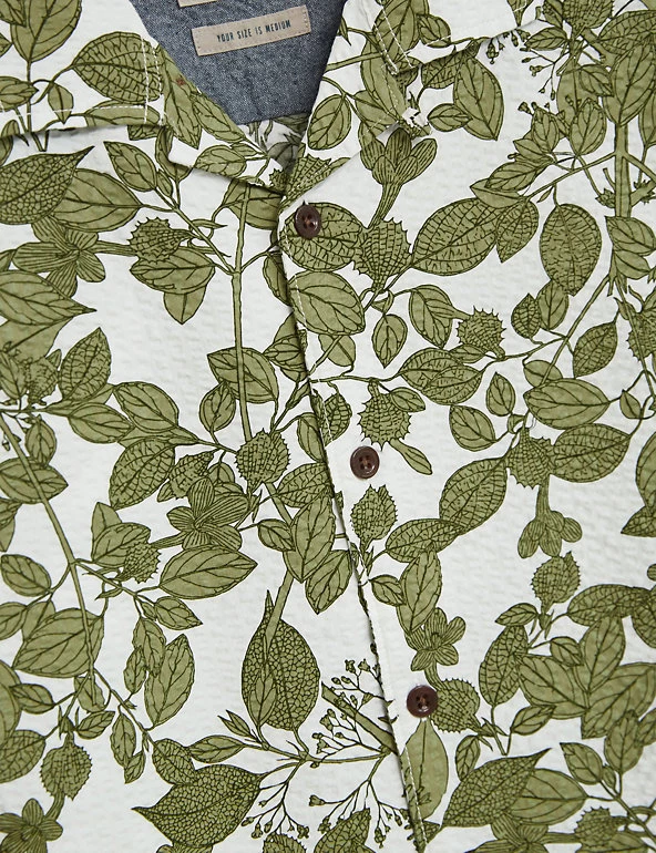 White Stuff Casual Shirts Pure Cotton Printed Shirt 6 White Stuff Casual Shirts Pure Cotton Printed Shirt - Image 6