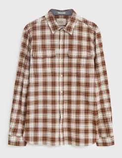 White Stuff Men's T-shirts Pure Cotton Check Shirt -New In Mens Store SD 10 T19 1783 N4 X EC 90