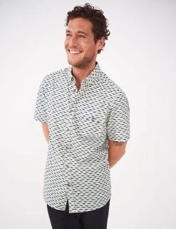 White Stuff Casual Shirts Pure Cotton Print Shirt