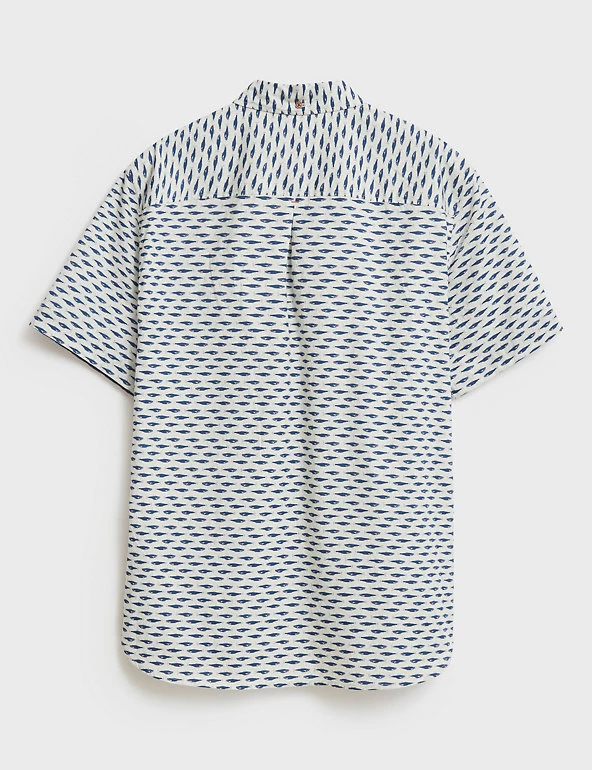 White Stuff Casual Shirts Pure Cotton Print Shirt 4 White Stuff Casual Shirts Pure Cotton Print Shirt - Image 4