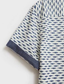 White Stuff Casual Shirts Pure Cotton Print Shirt 11 White Stuff Casual Shirts Pure Cotton Print Shirt -New In Mens Store SD 10 T19 1786 NB X EC 5