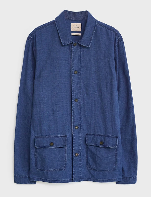 White Stuff Casual Shirts Linen Blend Check Overshirt 2 White Stuff Casual Shirts Linen Blend Check Overshirt - Image 2