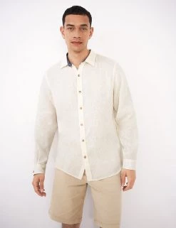 White Stuff Casual Shirts Pure Linen Shirt -New In Mens Store SD 10 T19 1792 NZ X EC 0