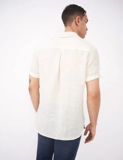 White Stuff Casual Shirts Pure Linen Shirt -New In Mens Store SD 10 T19 1793 NZ X EC 2