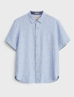 White Stuff Casual Shirts Pure Linen Shirt -New In Mens Store SD 10 T19 1793 SA X EC 90