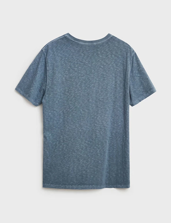 White Stuff Men's T-shirts Pure Cotton Crew Neck T-Shirt 6 White Stuff Men's T-shirts Pure Cotton Crew Neck T-Shirt - Image 6