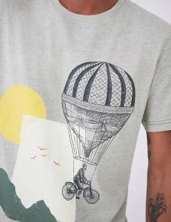 White Stuff Men's T-shirts Cotton Rich Balloon Graphic T-Shirt -New In Mens Store SD 10 T19 1804 T4 X EC 1