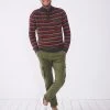 White Stuff Men's Jumpers Organic Cotton Rich Striped Jumper