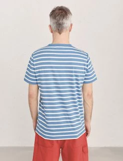 Seasalt Cornwall Men's T-shirts Pure Organic Cotton Striped T-Shirt -New In Mens Store SD 10 T19 2404 E4 X EC 2