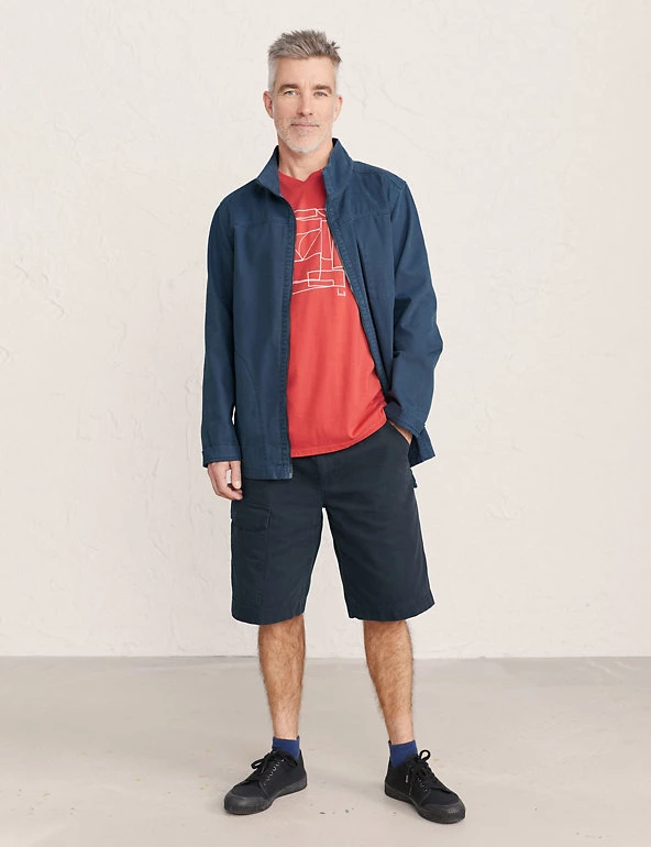 Seasalt Cornwall Men's Shorts Pure Cotton Cargo Shorts 1 Seasalt Cornwall Men's Shorts Pure Cotton Cargo Shorts