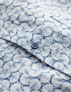 Seasalt Cornwall Men's Shirts Pure Linen Printed Shirt -New In Mens Store SD 10 T19 2407 E4 X EC 3