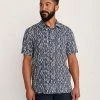 Seasalt Cornwall Men's Shirts Pure Linen Printed Shirt