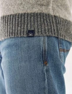 FatFace Men's Jumpers Colour Block Crew Neck Jumper With Wool -New In Mens Store SD 10 T19 6323 J4 X EC 1