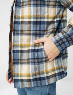 FatFace Casual Shirts Pure Cotton Check Long Sleeve Overshirt -New In Mens Store SD 10 T19 6334 E0 X EC 1