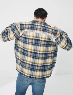 FatFace Casual Shirts Pure Cotton Check Long Sleeve Overshirt -New In Mens Store SD 10 T19 6334 E0 X EC 2