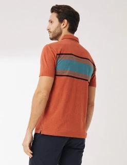 FatFace Men's Polo Shirts Pure Cotton Striped Polo Shirt -New In Mens Store SD 10 T19 6353 P4 X EC 2