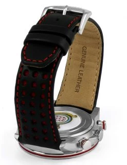 Men's Watches Citizen Red Arrows World Time Leather Chronograph Watch -New In Mens Store SD 10 T55 1061 Y4 X EC 3