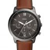 Men's Watches Fossil Neutra Chronograph Brown Leather Watch