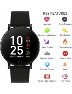 Men's Watches Reflex Active Black Smartwatch -New In Mens Store SD 10 T55 7714 Y4 X EC 1